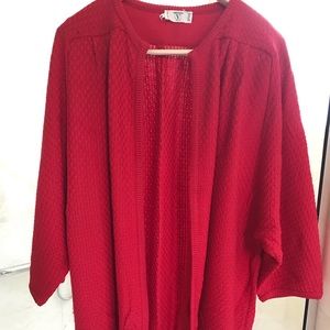 Valentino long red cardigan AUTHENTIC